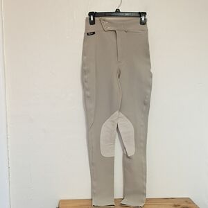Australian Equestrian High Waist Riding Breeches Knee Patches Fits Size XS Tall